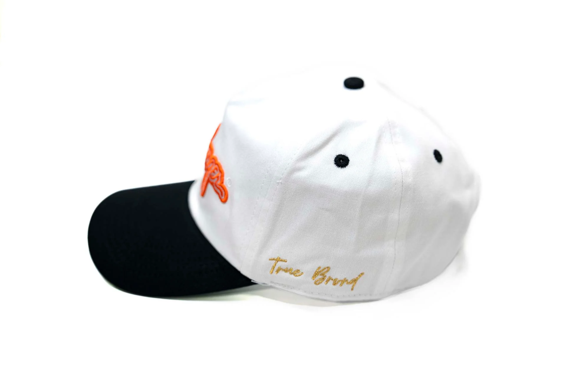 True Brvnd® Black/White Script Hat - Image 3
